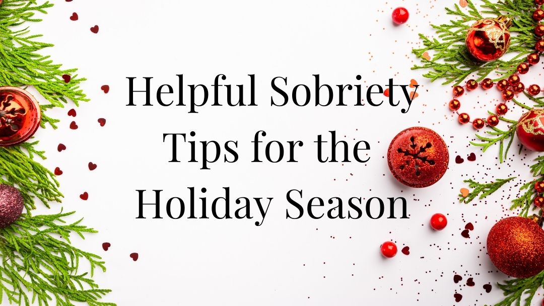 Title Helpful Holiday Tips for the Holiday Season surrounded by Christmas decor